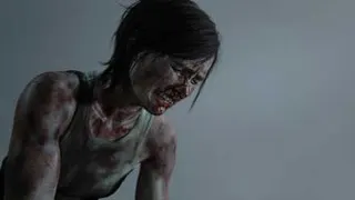 Ellie ugly cries covered in blood in The Last of Us Part 2