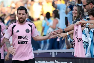 Lionel Messi #10 of Inter Miami CF greets fans before taking the pitch to face the Philadelphia Union at Subaru Park on August 19, 2026 in Chester, Pennsylvania. — AFP pic