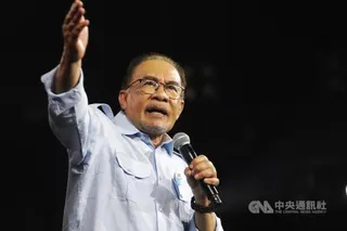 馬來西亞首相安華。（中央社檔案照片）