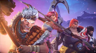 Horizon Hunters Gathering trailer still - four hunters, gathering