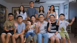 多子多福 本地夫妇生育九儿女 按英文字母顺序命名