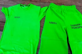 The escapees are still believed to be wearing the depot’s distinctive bright green detention attire, complete with printed identification numbers, among them 18101 and 18802. BERNAMA PIC