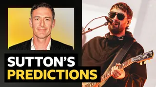 Sutton's predictions v Courteeners frontman Liam Fray