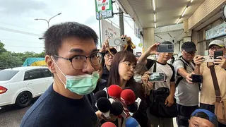 趙建銘今天主動出面說明與陳幸妤離婚經過。(記者周宗禎/攝影)