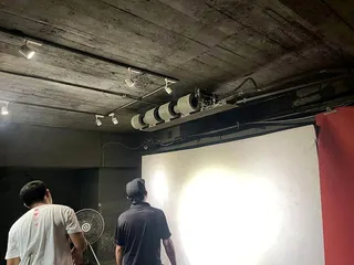 首映會現場冒出火花。記者林士傑／攝影