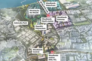 Woodlands Gateway, unveiled earlier this year, is a 35 ha mixed-use district in northern Singapore.