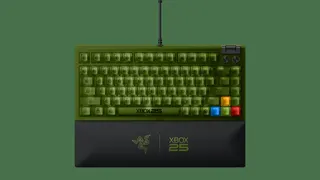 The Xbox 25th anniversary special edition Razer BlackWidow keyboard