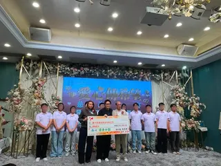 蘇永康和老婆馮翠珊出席雁心會樂幼基金愛心傳希望慈善活動。圖／翻攝United Hearts Youth Foundation Ltd. 雁心會樂幼基金 臉書