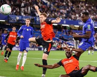 Danny Welbeck heads Chelsea into the lead
