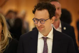 Image may contain Wouter Koolmees Accessories Formal Wear Tie Glasses Clothing Suit Face Head and Person