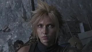An odd-looking 'realistic' Cloud from Final Fantasy 7 Rebirth.
