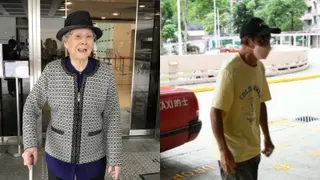 梅艳芳妈妈覃美金今日传出离世消息，长子梅启明（右图）接获噩耗后赶到律敦治医院了解情况。