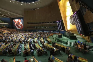 A vote by the UN General Assembly on a resolution declaring the transatlantic slave trade and the racist enslavement of Africans the gravest crimes against humanity in March. Photo: ZUMA Press Wire/dpa