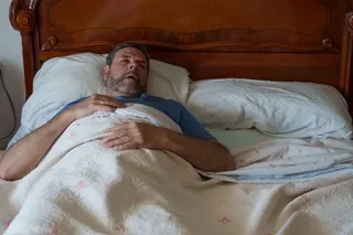 sleeping in