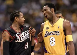 Allen Iverson was known for his cornrows during his NBA career