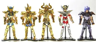 漫畫「聖鬥士星矢」系列公仔。(聯合報系資料照)