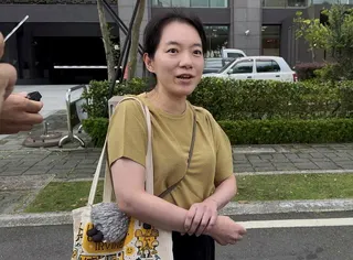 陳幸妤因為婚變事件重回大眾視野。(記者袁志豪／攝影)