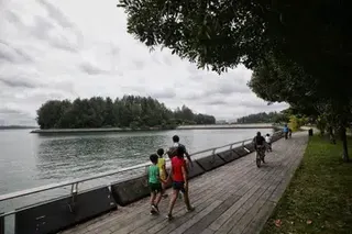 Coney Island is linked by a park connector to the Punggol East waterfront, where five sites are zoned for housing.