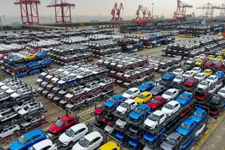 中国企业近年积极增加汽车出口，并以较低价格抢占市场，让美国汽车业者担心国内生产商可能面临更大的竞争压力。（法新社档案照）