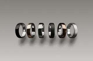 array of 6 Oura rings