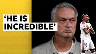 Jose Mourinho and Kylian Mbappe