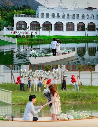 王菲（右）答應求婚，與張子丰攜手邁進人生下一階段。圖／翻攝wongfeiiiiii IG